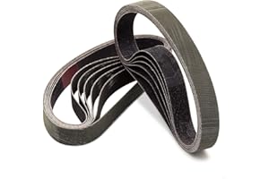 12 Pcs 1/2" x 12" Knife Sharpener Sanding Belts, 2500 Fine Grit Replacement Belt Fits Work Sharp Knife & Tool Sharpener(WSKTS