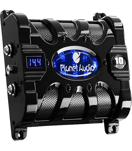 Amazon.com: Rockford RFC10HB 10 Farad Hybrid Digital Capacitor