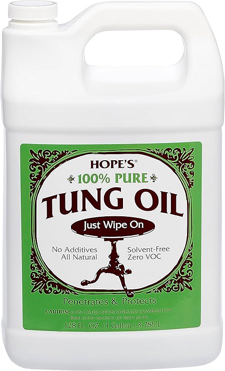 Amazon Com Hope S 100 Pure Tung Oil Penetrating Wood Finish One