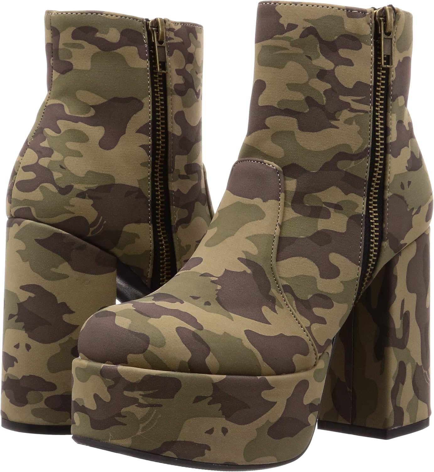 【エスペランサ】ショートブーツ 厚底ブーツ レディース CAMFL