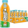 GHOST Hydration Drink, Orange Squeeze - RTD Sports Drinks with Electrolytes for Hydration - Beverage for Athletes - Zero Caffeine & Zero Sugars - 16.9 Fl Oz, 12 Pack