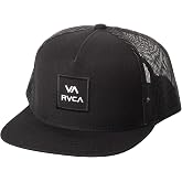 RVCA Men's Trucker Hat, Adjustable Snapback Cap for Streetwear &amp; Skating, Lightweight Breathable All-Day Comfort