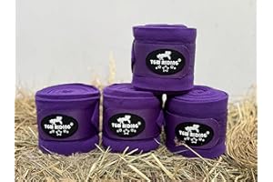 TGW RIDING Horse Polo Leg Wraps, Horse Leg Wraps, Horse Fleece Bandages,4-Pack