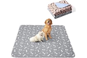 Eterish Reusable Washable Pee Pads for Dogs Small/Large/Extra Large 18'' x 24'' 2 Pack, Absorbent Pet Puppy Dog Training Pads Non-Slip, Waterproof Whelping Potty Pads for Dogs Leak-Proof