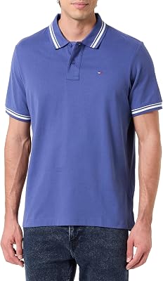 Polo TJM Reg Tipped Ext DM0DM22700 S/S pour Homme, Bleu (Blue Storm), L