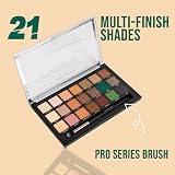 Profusion Cosmetics 21 Shade Eyeshadow Palette Collection & Brush Chocolates view 4