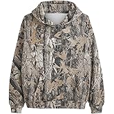 MSBESYOR Camo Hoodie for Men Women Oversized Fleece Maple Leaf Hooded Sweatshirt Graphic Print Pullover Hoodies with Pocket