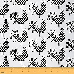 Geometric Lattice Upholstery Fabric, Chicken Fabric