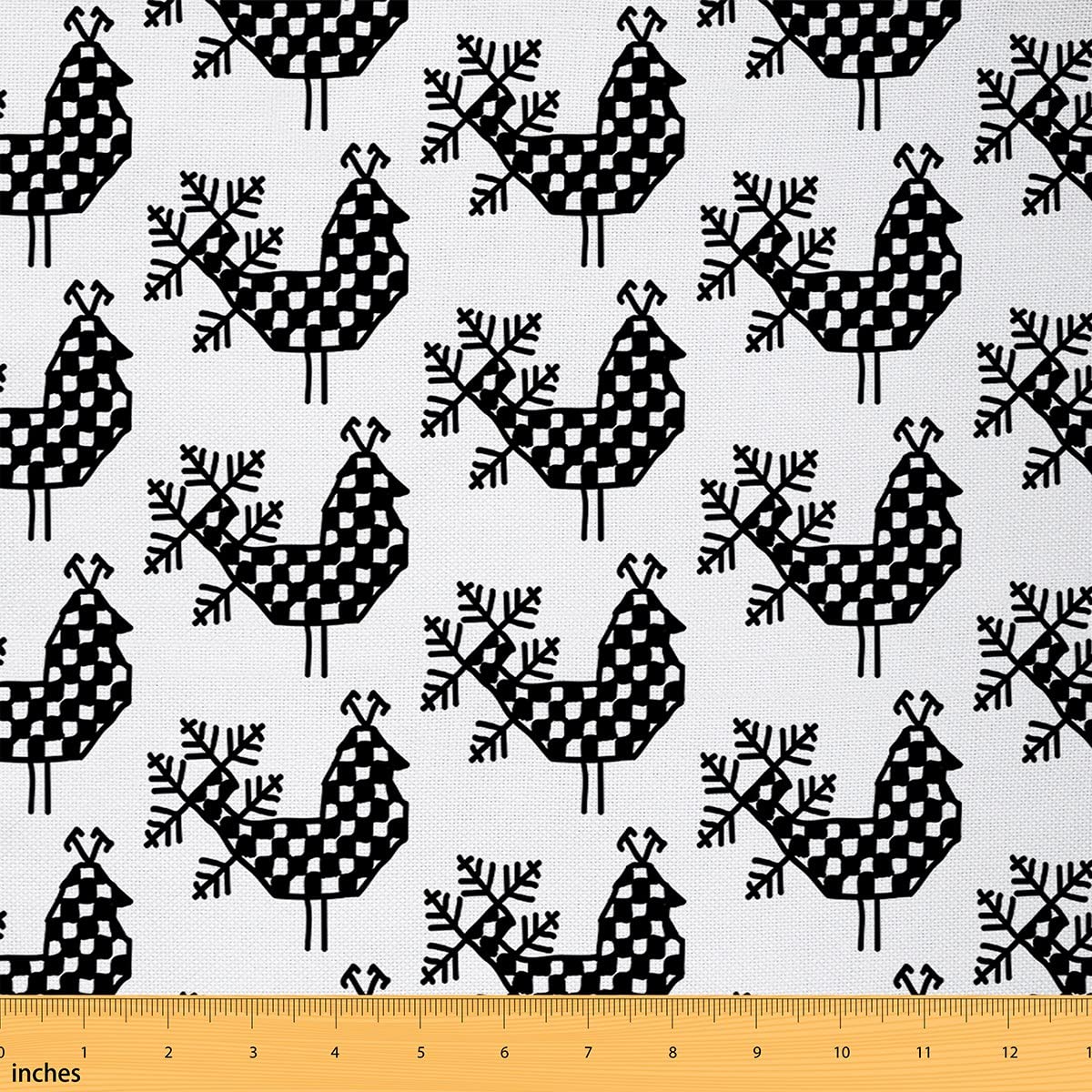 Geometric Lattice Upholstery Fabric, Chicken Fabric