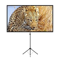 Portable Projector Screen with Stand, Outdoor Movie