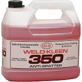 Weld-Aid Weld-Kleen 350 Welding Anti-Spatter Liquid - Paintable - 1 Gallon | Non-Flammable, Water-Based, Welding Anti-Spatter, Parts Protection, Weld Spatter Release, Paintable Surface Preparation