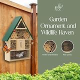 Pelle & Sol Eco-Friendly Bee House | Bug Hotel for Bees & Insects view 4