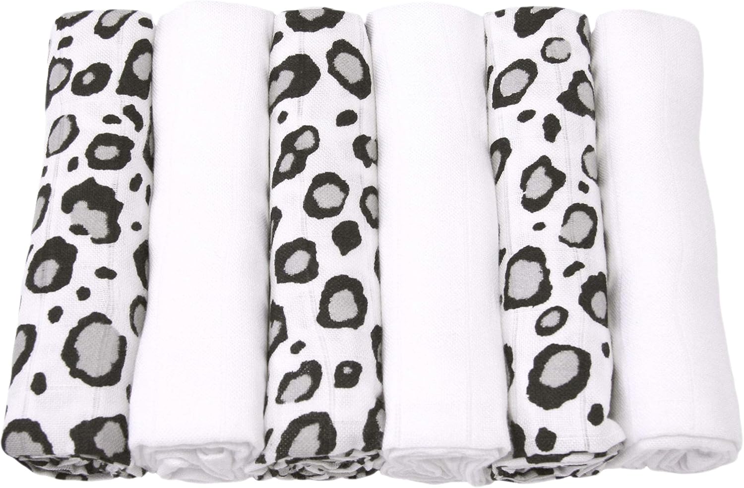 leopard print muslin squares