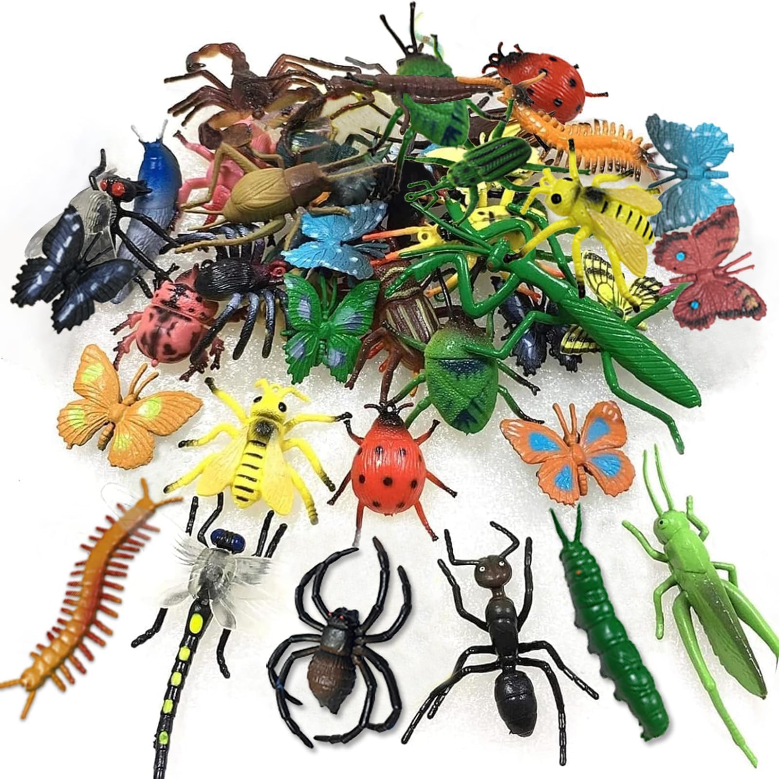 thumbnail image 2 of Toyvian 4-Pack Wind-Up Mechanical Bees - Realistic Crawling Insect Toys For Halloween & Party Favors 2 of 14