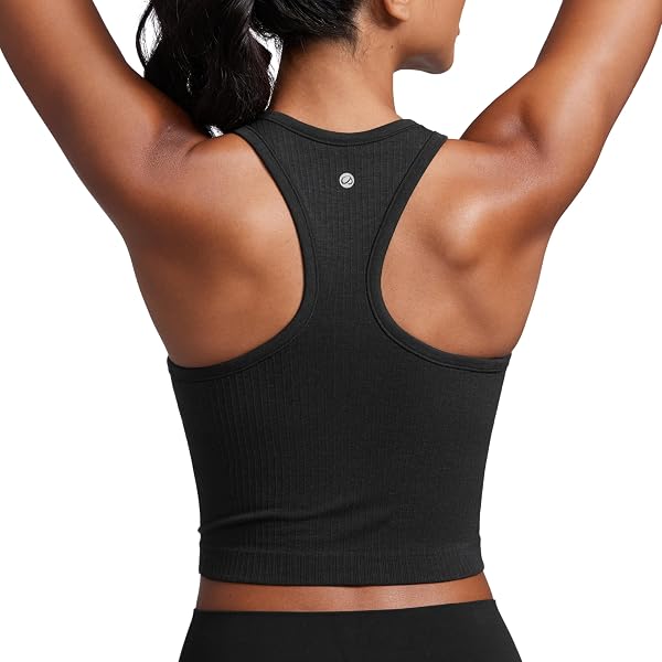 Crop Top Shapewear Getheyshape - Sans Couture, Col En U, Soutien Gym, Yoga, Effet Galbant, Tissu Respirant