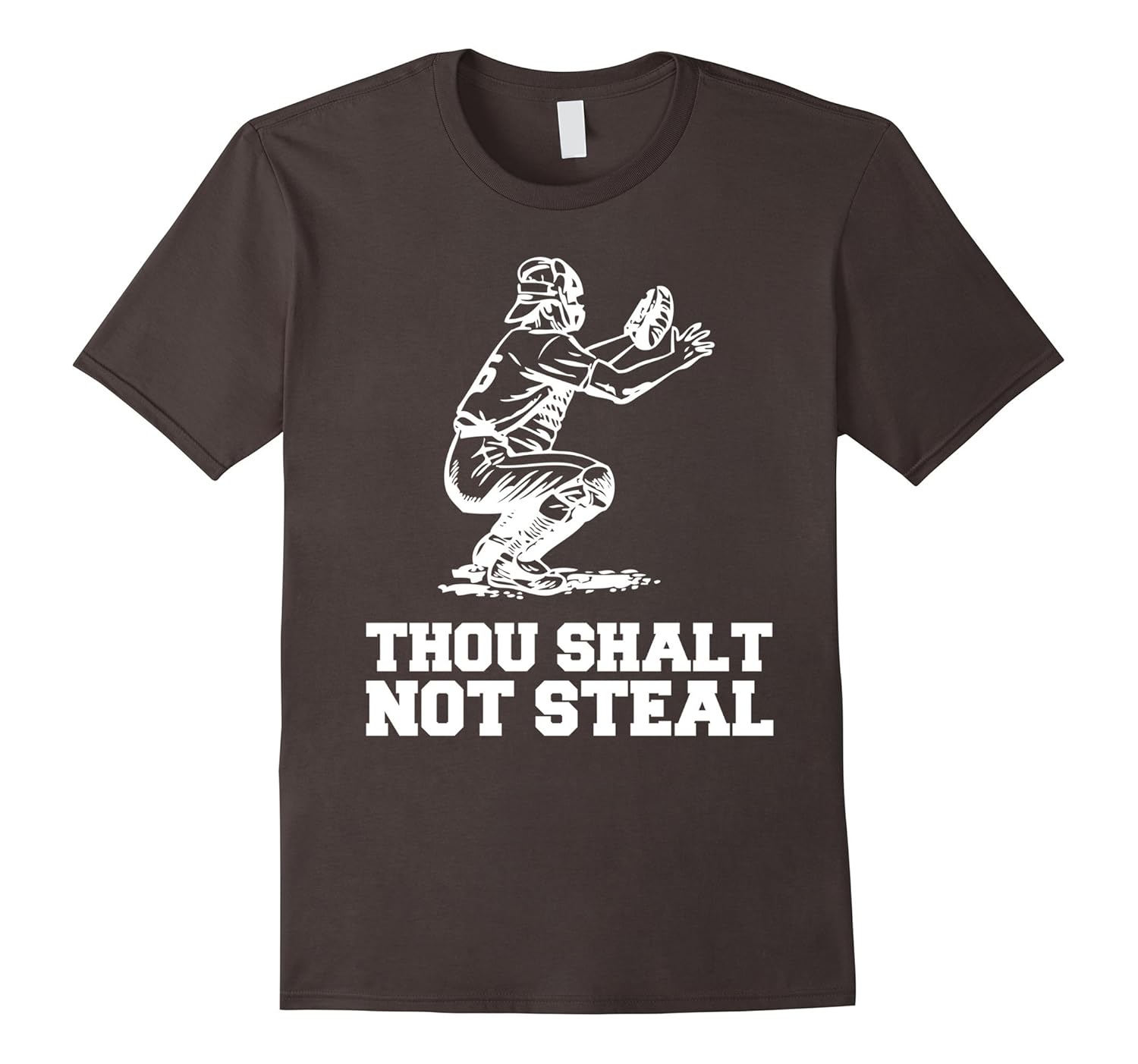 Thou shalt not steal baseball shirt Clearance