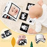 URMYWO Newborn High Contrast Baby Book Black and White Sensory Toys 0-12M view 8