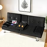 FLEXISPOT XCT3 Futon Sofa Bed with USB & Type-C