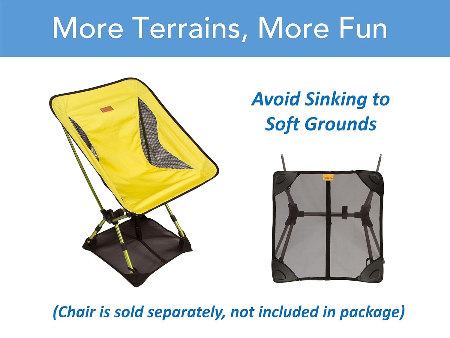 Beach Mat And Ground Sheet Prevent Portable Camping Chairs From Sinking In Soft Grounds Sand Or Grass Trekology Sand Cover Patio Furniture Accessories Patio Seating Snowrobin Jp