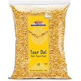 Rani Toor Dal (Split Pigeon Peas) 64oz (4lbs) 1.81kg Bulk ~ All Natural | Gluten Friendly | NON-GMO | Vegan | Indian Origin