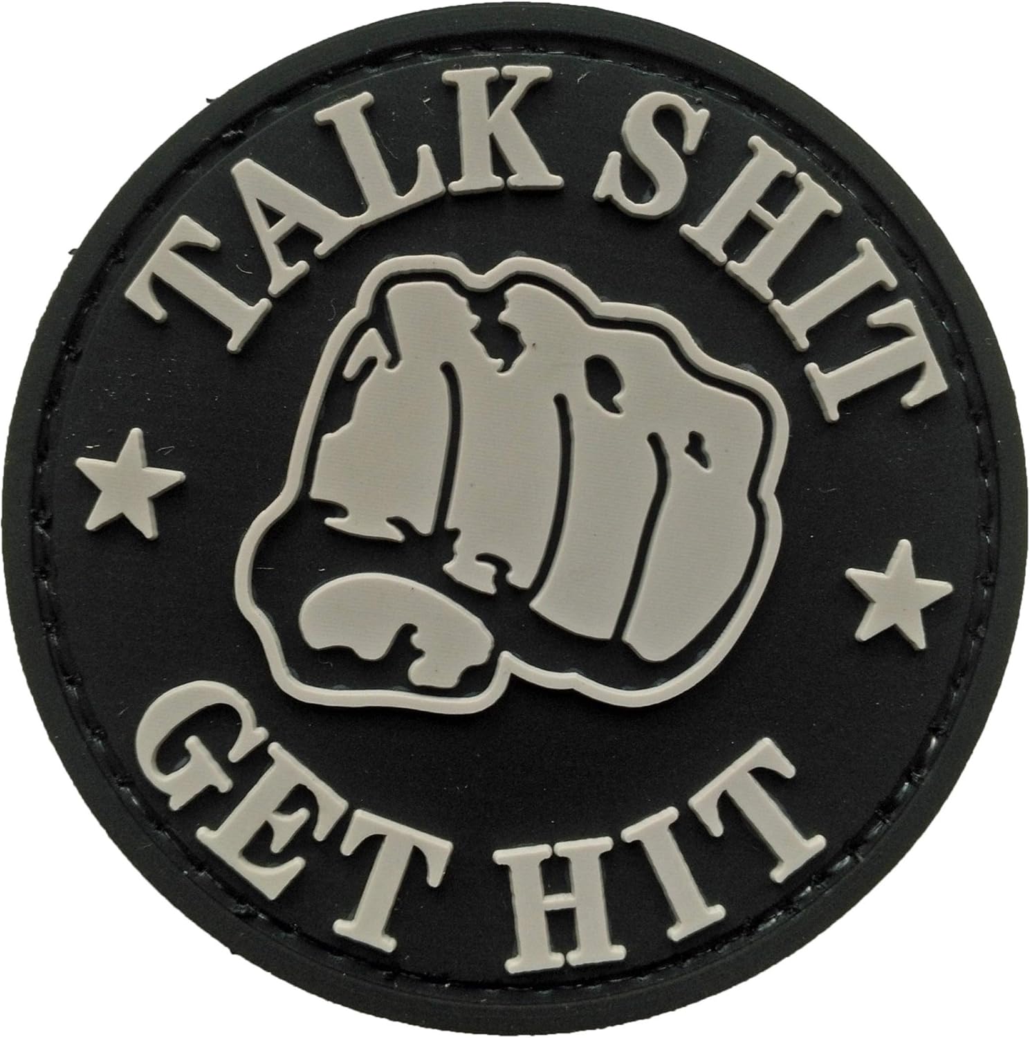Talk Shit Get Hit PVC Airsoft Paintball Patch: Amazon.co.uk: Sports ...