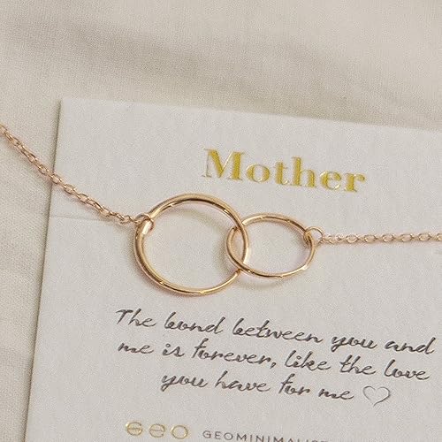 rose gold mothers necklace