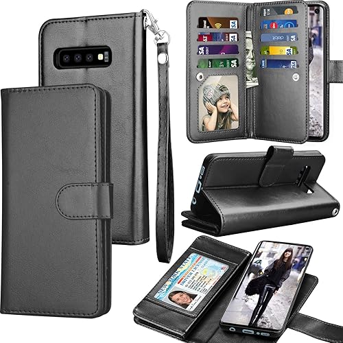 Tekcoo for Galaxy S10 Case, Samsung S10 Wallet Case S10 PU