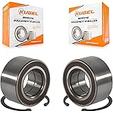 Kugel Front Wheel Bearing Pair Replacement for Mazda 3 5 6 Sport - Left Right Side (Driver Passenger) K70-100534