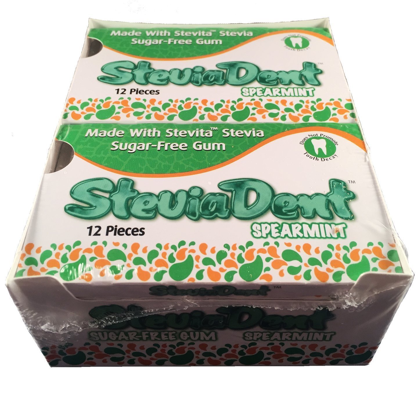 Stevita Stevia Steviadent Gum, Cinnamon, 1 Pound (Pack of