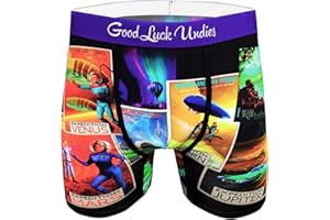 Good Luck Undies Men's Science & Space Boxer Brief Underwear