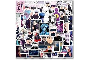 123pcs Anime Stickers Pack，Cute Cartoon Aesthetics Vinyl Waterproof Decals for Water Bottle, Laptop, Phone, Skateboard, Journ