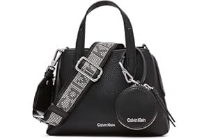 Calvin Klein Womens Millie 2 in 1 Triple Compartment Mini Satchel Crossbody