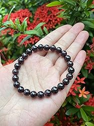 Garnet Crystal Bead Bracelet 7-8mm, Wholesale