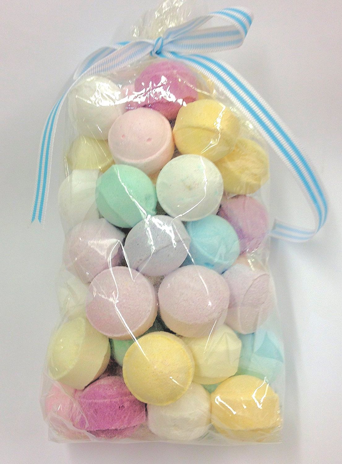 60 x mini bath bomb marbles, assorted fragrances