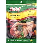 Sadaf Shwarma Seasoning - Shawarma Spice for Cooking &amp; Food Seasoning - Spices &amp; Seasonings - Middle Eastern Cuisine - Kosher - 4 Oz Resealable Bag