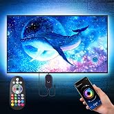 Nexillumi LED Lights for TV, 16.4 ft TV LED Backlight for 55-75 Inch, RGB LED Strip Lights Behind TV with APP Remote Control, Music Sync Smart Led Ambient Lighting for Bedroom Gaming Room Decor