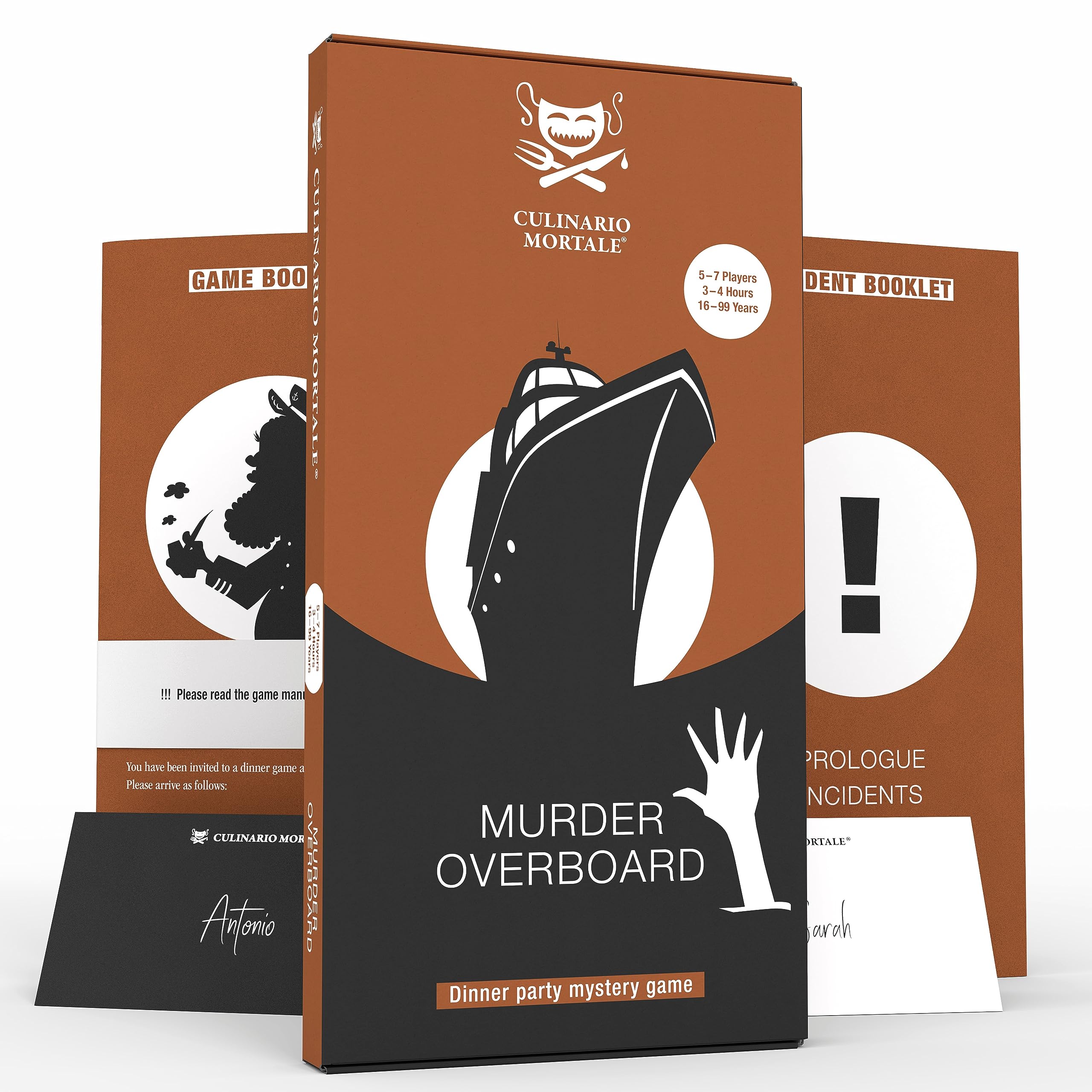 Culinario Mortale Murder Overboard – A Modern Murder Mystery Party Game for 5-7 Players — image 1