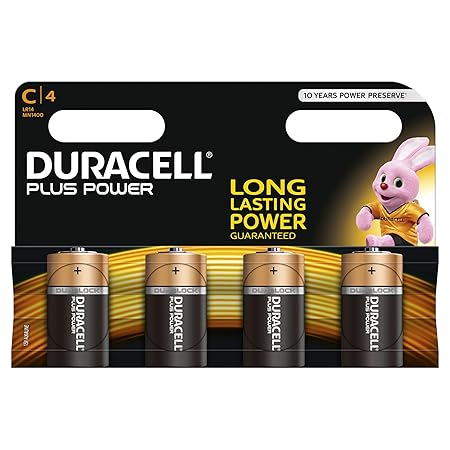 Duracell Baby C/LR14/AM2/4014/ 1,5 V Alkaline Batterie (4x)