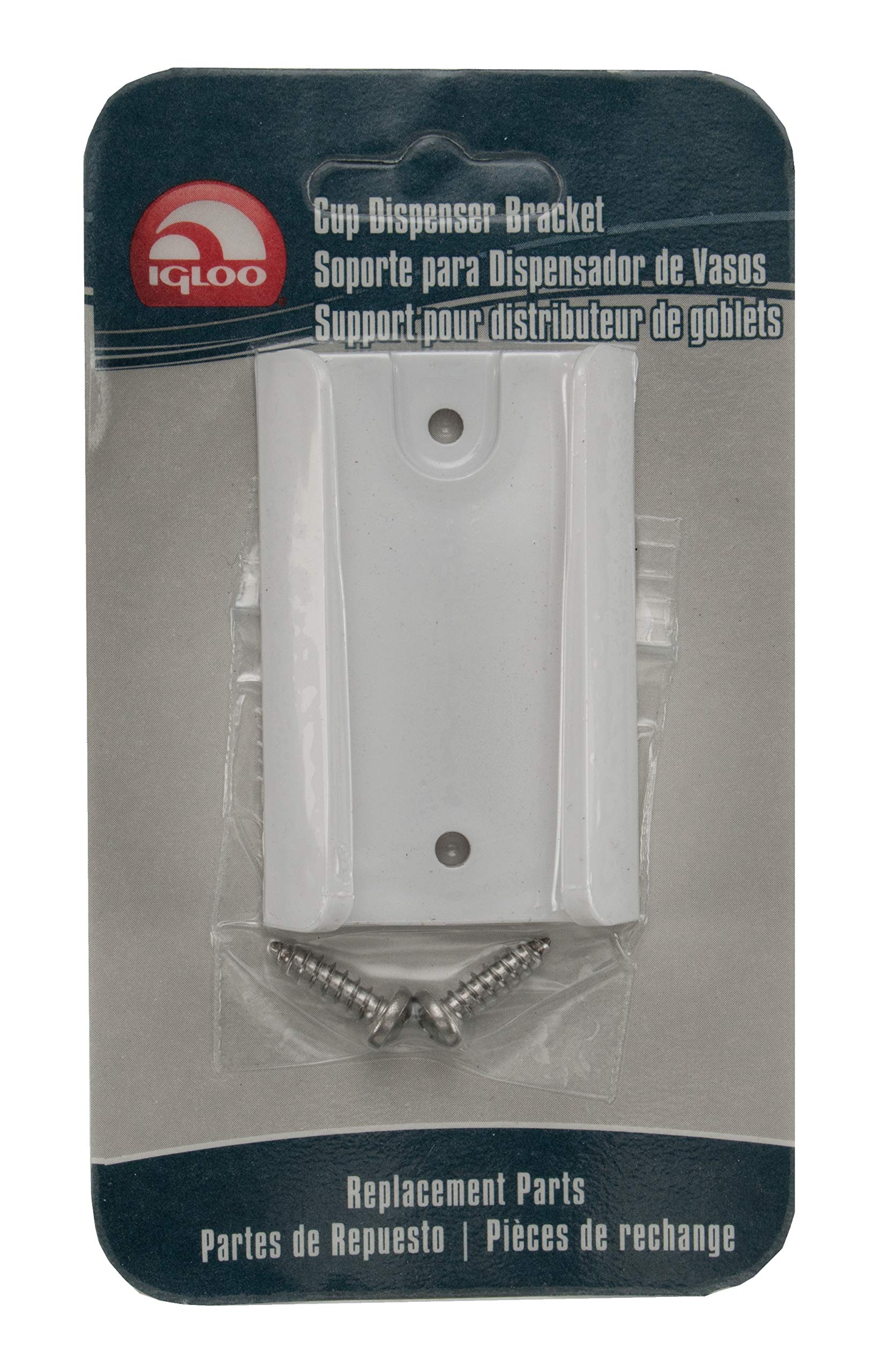 IGLOO Cup Dispenser Bracket, White, Small, Model: 00020016