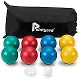 Pointyard 84mm Bocce Ball Set, Outdoor Games for
