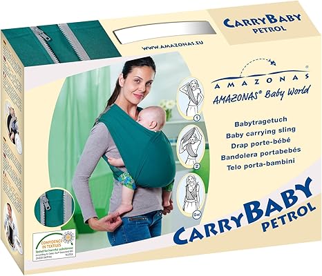 Amazonas Petrol Echarpe De Portage Amazon Fr Bebes Puericulture
