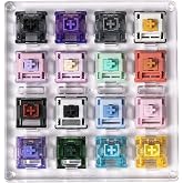 Akko 16-Key Switch Tester Mechanical Keyboards Acrylic Testing Tool Mechanical Keyboard Switches