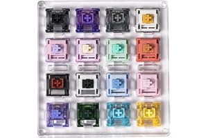 MONSGEEK Akko 16-Key Switch Tester Mechanical Keyboards Acrylic Testing Tool Mechanical Keyboard Switches