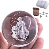 HDCRYSTALGIFTS Taurus Crystal Ball 60mm with Stand 3D Laser Engraved view 8