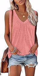OFEEFAN Women's Tank Tops Casual Tshirts Shirts for