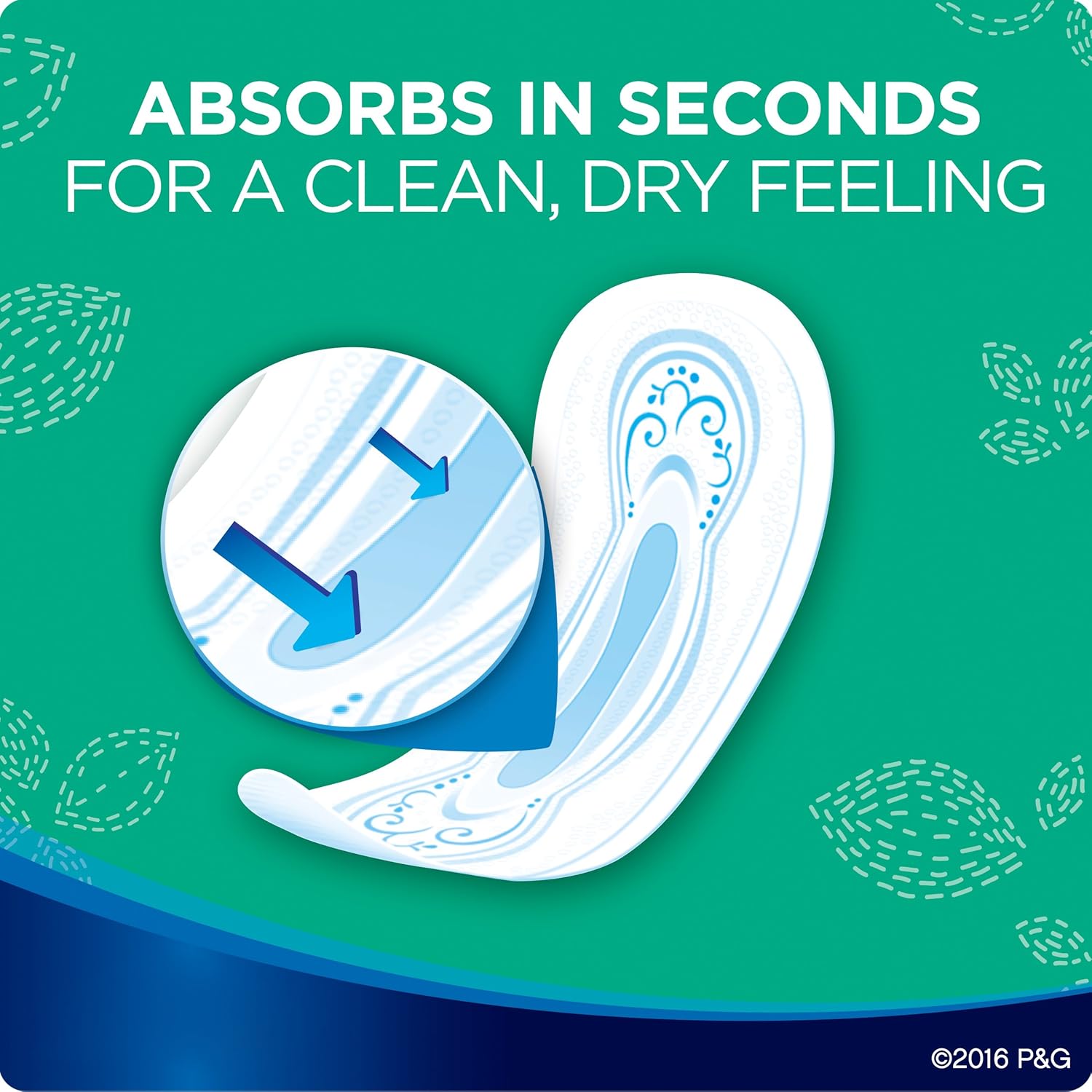 ALWAYS Ultra Thin Size 1 Regular Pads With Wings Unscented, 46 Count: Health & Personal Care