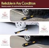 Pyle Car Wheel Chock Set of 2 Heavy Duty Rubber Vehicle Stopper 15000 kg view 4