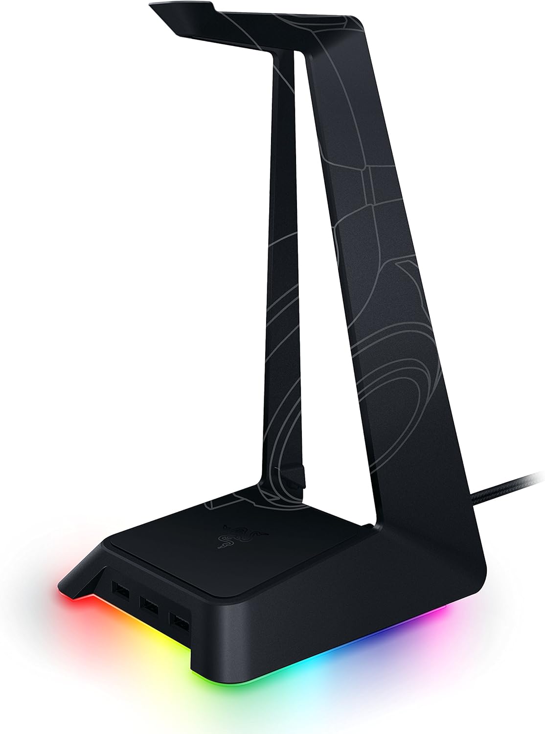 Review Razer RC21 Station Chroma Supporto Auricolare con USB Hub, RGB