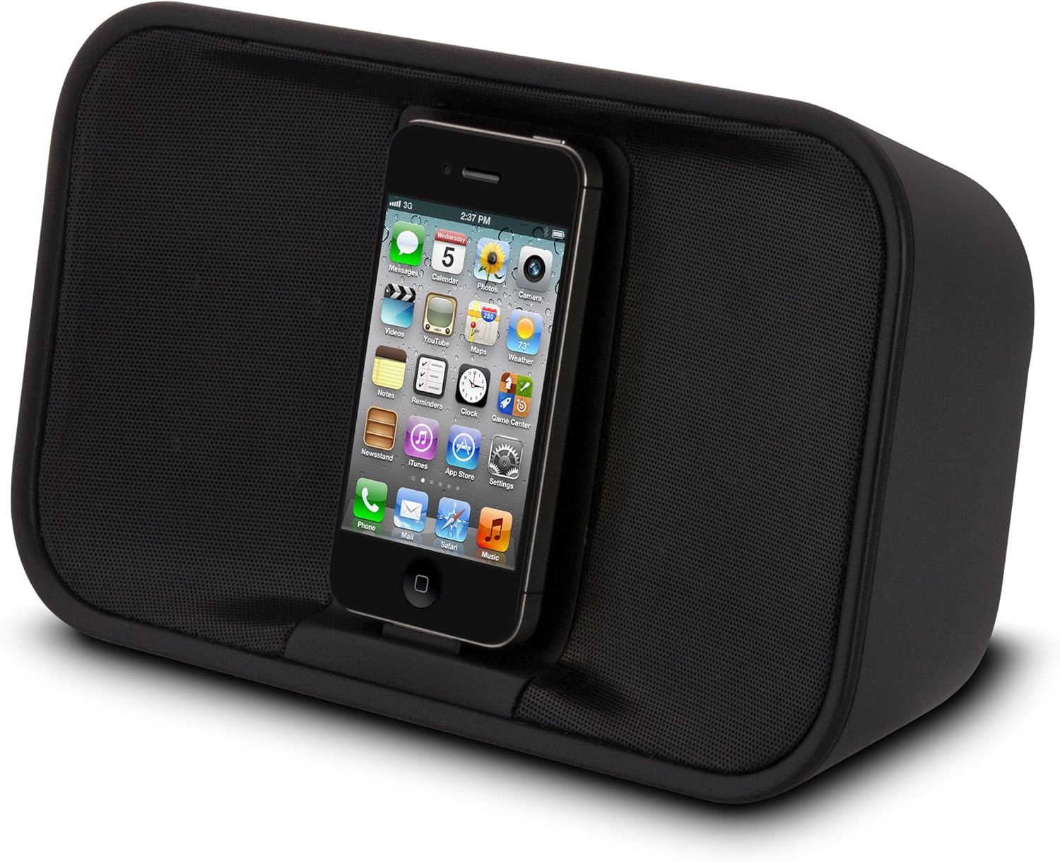 TDK T78837 Portabler StereoLautsprecher mit iPod/iPhoneDock und UKW