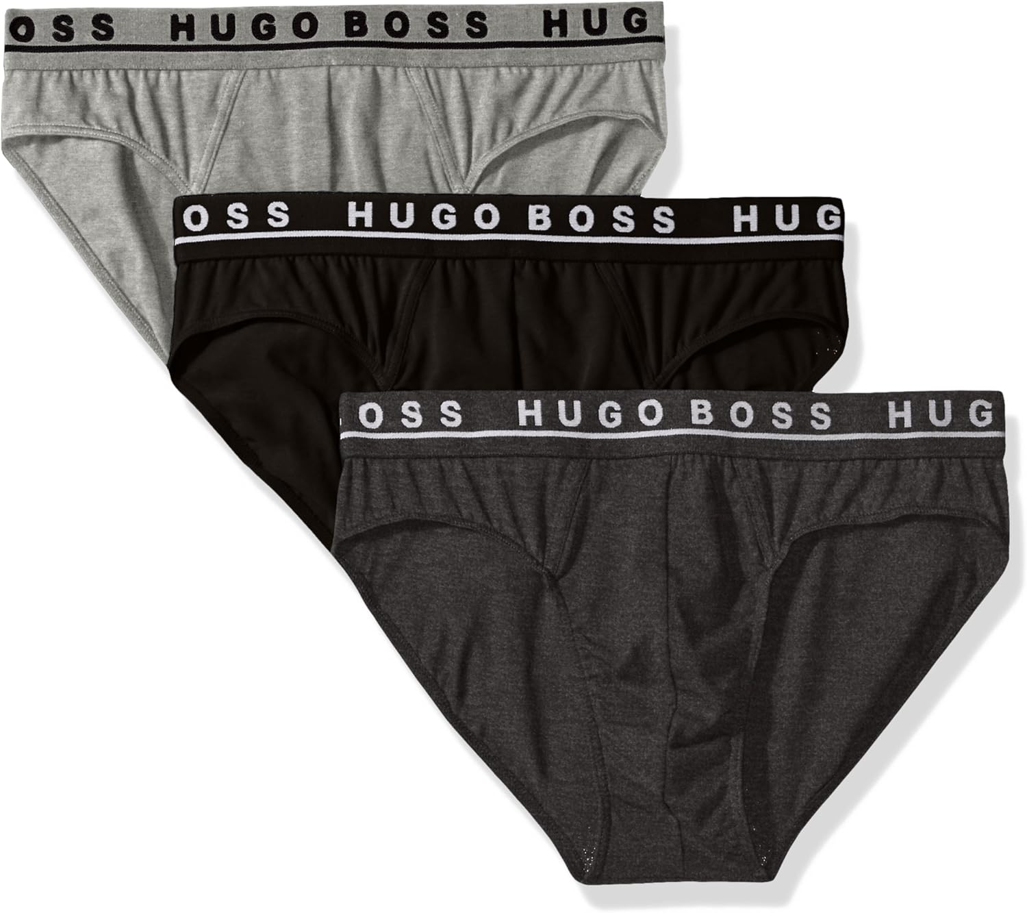 Hugo Boss Mens 3Pack Classic Regular Fit Stretch Briefs Amazon.ca